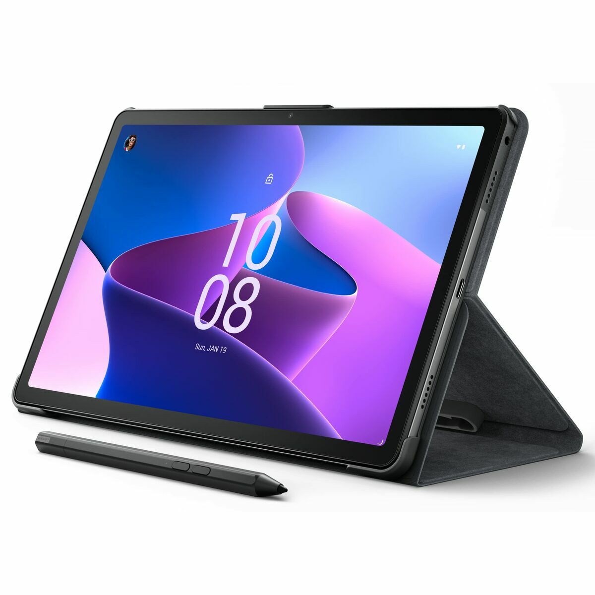 Läsplatta Lenovo M10 Plus (3rd Gen) 10,6" MediaTek Helio G80 4 GB RAM 128 GB Grå Mörkgrå Android 12