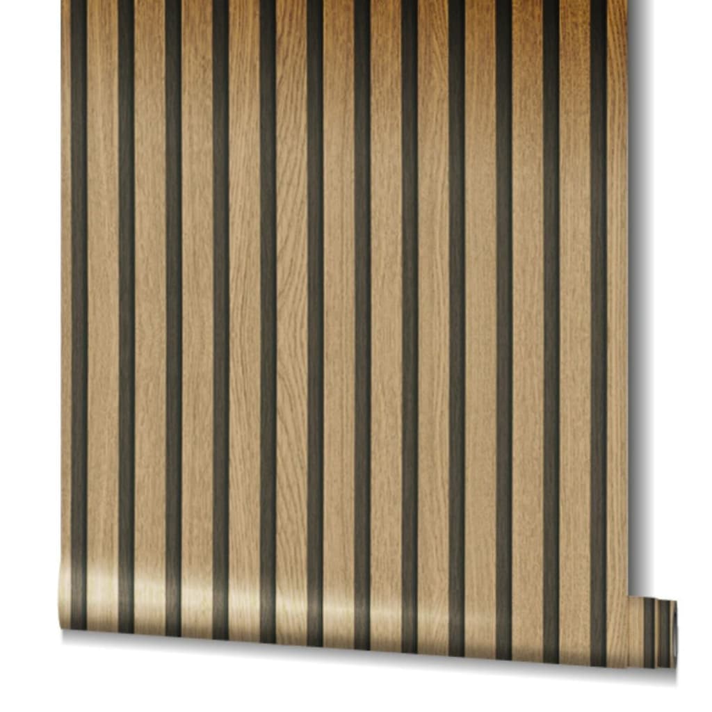 Noordwand Tapet Botanica Wooden Slats brun och ek