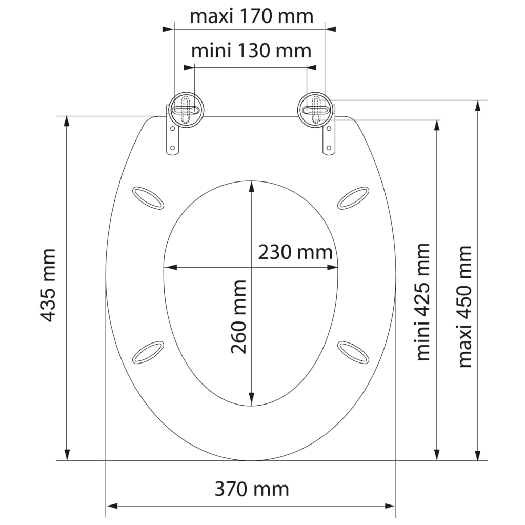 SCHÜTTE Toalettsits BALANCE MDF