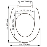 SCHÜTTE Toalettsits WHITE duroplast