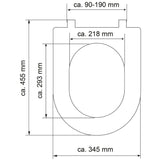 SCHÜTTE Toalettsits WHITE duroplast D-formad