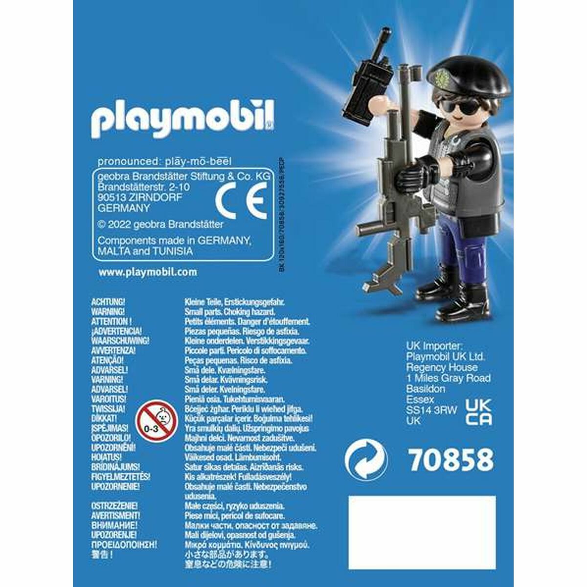 Ledad figur Playmobil Playmo-Friends 70858 Polis (5 pcs)