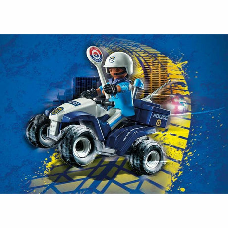 Fordonsspel Playmobil Speed Quad City Action 71092 Polis (21 pcs)