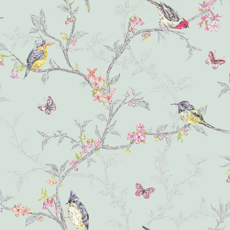 DUTCH WALLCOVERINGS Tapet Phoebe mintgrön