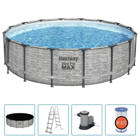 Bestway Pool Power steel rund 488x122 cm