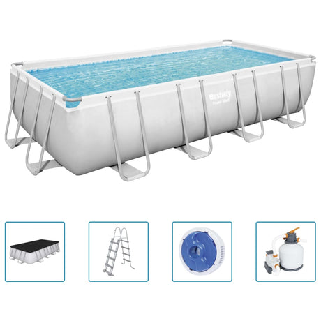 Bestway Pool Power Steel rektangulær 549x274x122 cm