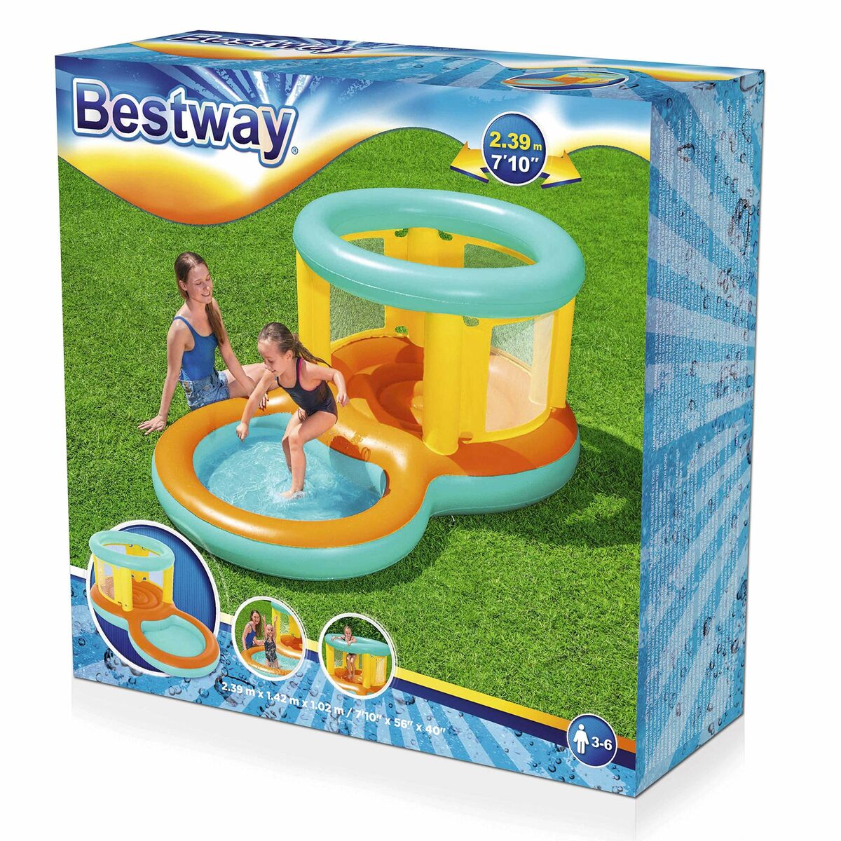 Barnpool Bestway 239 x 142 x 102 cm 70 L Lekplats