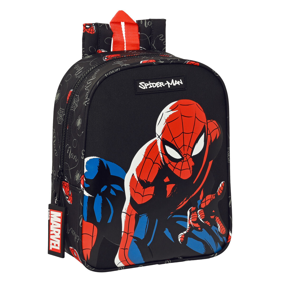 Barnryggsäck Spider-Man Hero Svart 22 x 27 x 10 cm