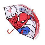 Paraply Spiderman 45 cm Röd