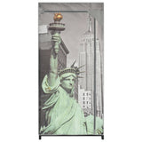 Garderob New York 75x45x160 cm tyg