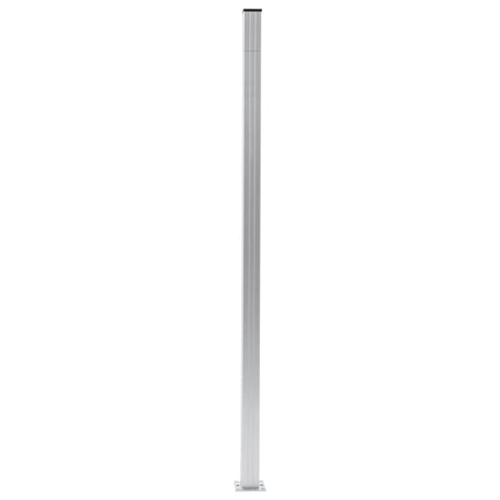 Staketstolpar 3 st aluminium 185 cm