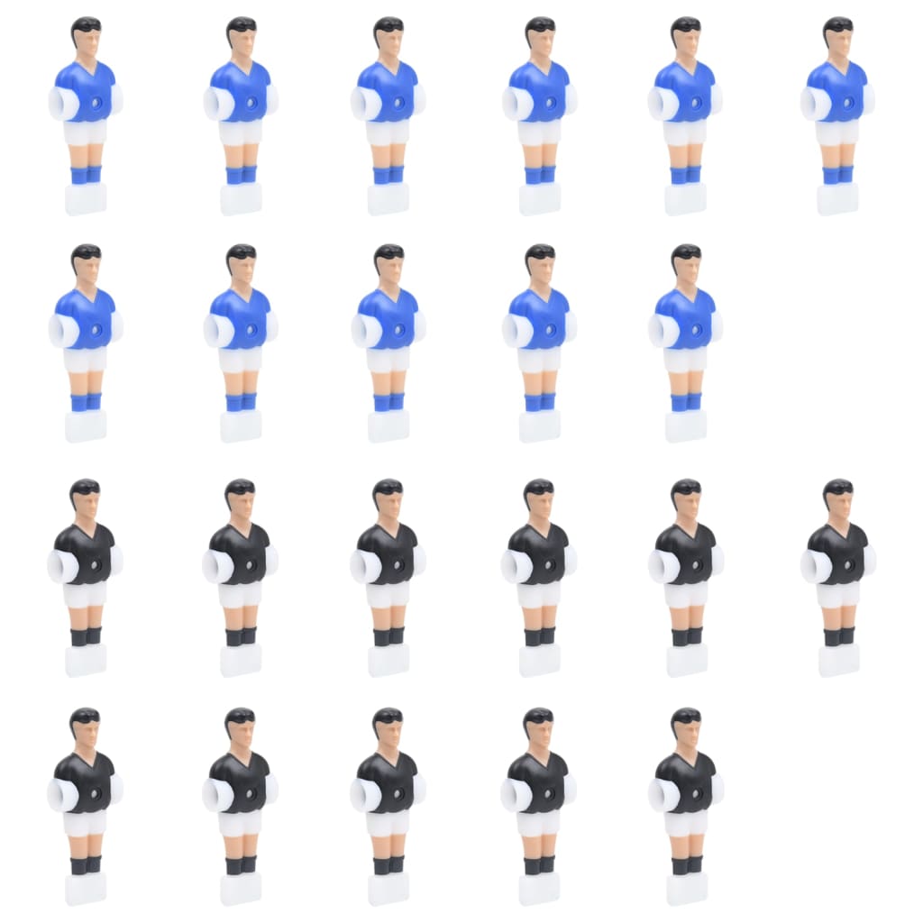 Spil til fotbollsbord med 12,7 mm stavar 22 dele