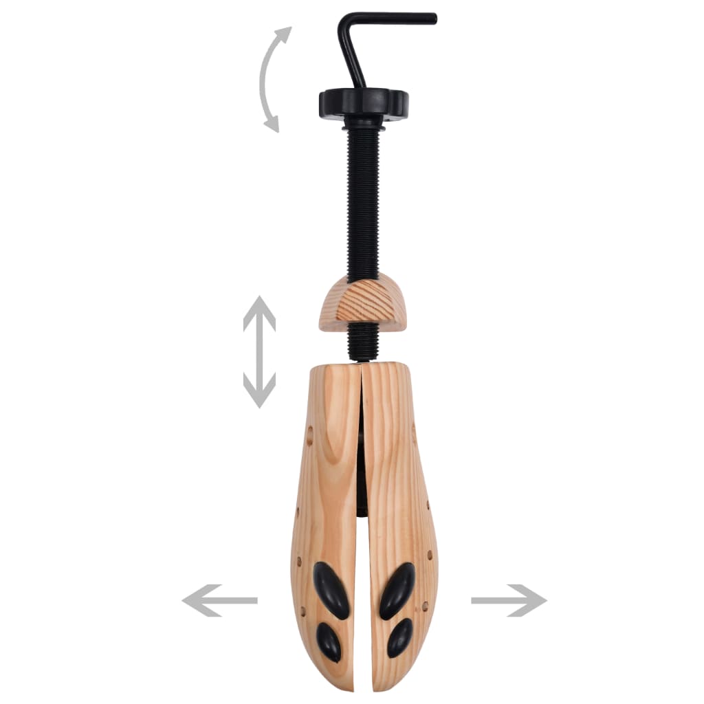 Skoblock 2 par stl. 41-46 massiv furu