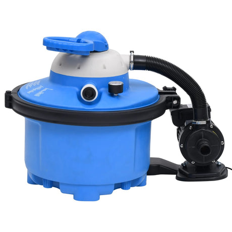 Sandfilterpump blå och svart 385x620x432 mm 200 W 25 L