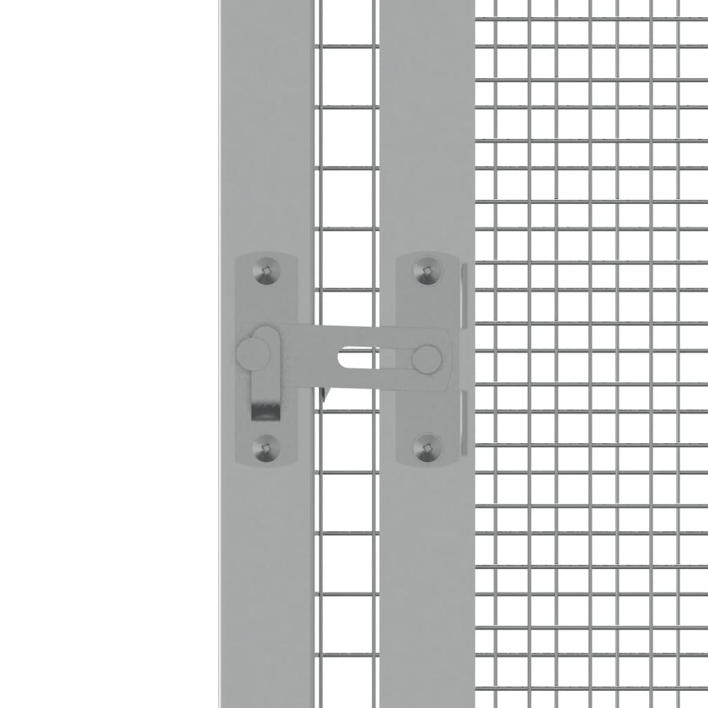 Fågelbur antracit 302,5x324,5x211,5 cm galvaniseret stål