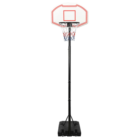 Basketkorg med stativ vit 282-352 cm polyeten