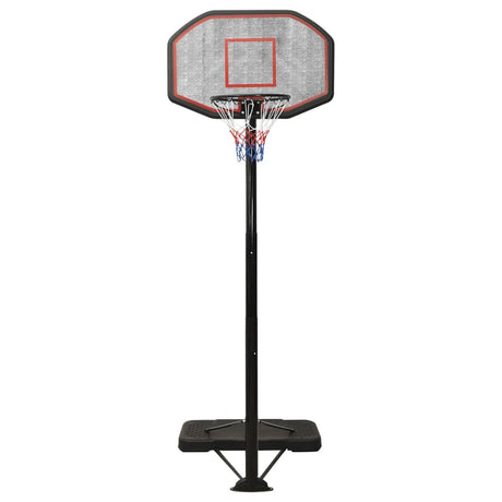 Basketkorg med stativ sort 258-363 cm polyeten