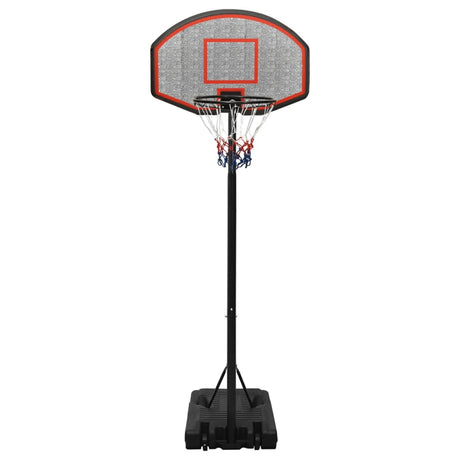 Basketkorg med stativ sort 237-307 cm polyeten