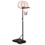 Basketkorg med stativ vit 216-250 cm polyeten