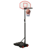 Basketkorg med stativ vit 216-250 cm polyeten