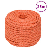 Rep orange 10 mm 25 m polypropylen