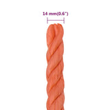 Rep orange 14 mm 50 m polypropylen