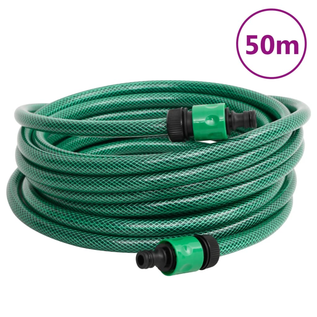 Poolslang grön 50 m PVC