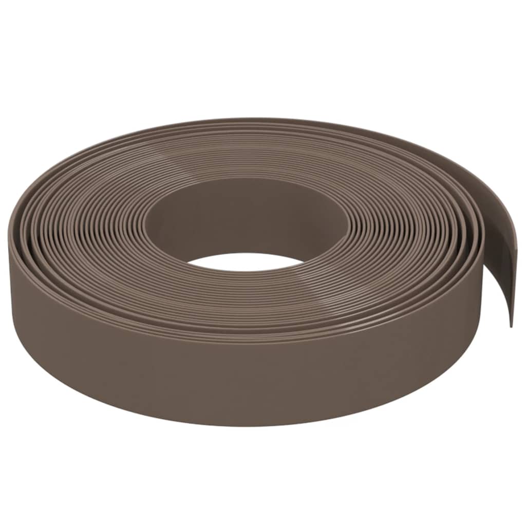 Rabattkant brun 2 st 10 m 10 cm polyeten