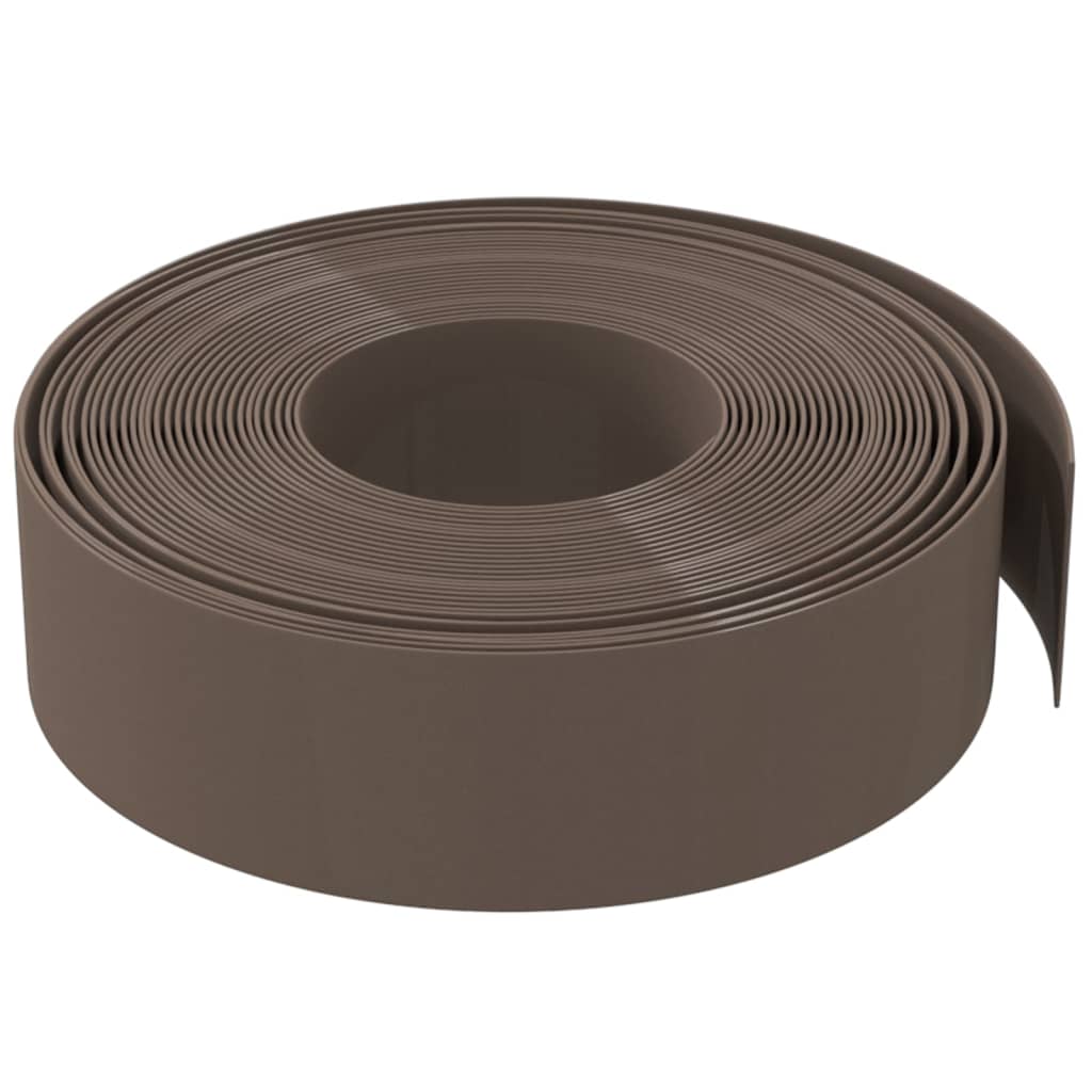 Rabattkant brun 2 st 10 m 15 cm polyeten