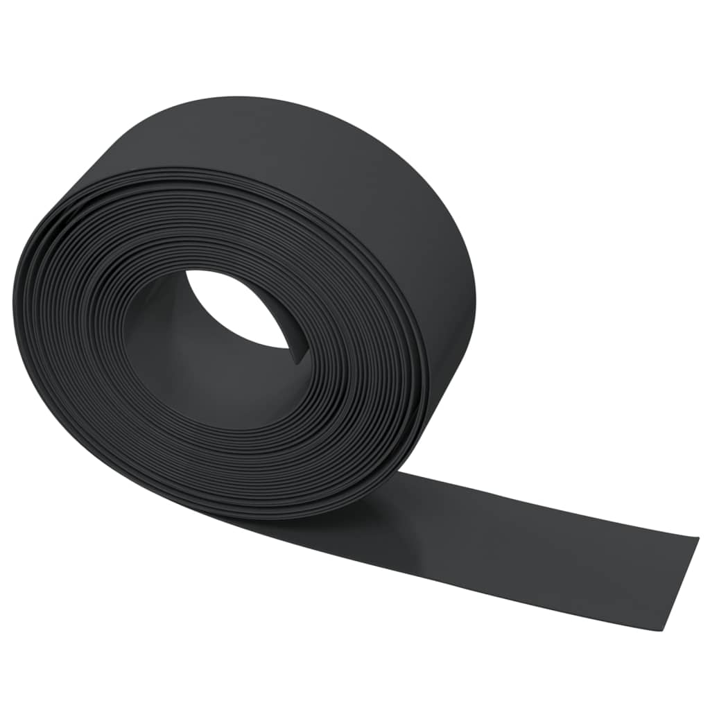 Rabattkant svart 2 st 10 m 20 cm polyeten