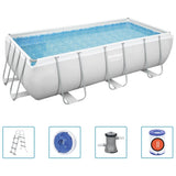 Bestway Pool Power Steel rektangulär 404x201x100 cm