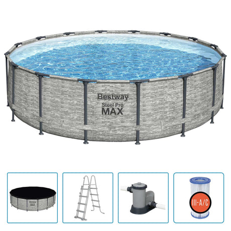 Bestway Pool Power Steel rund 488x122 cm