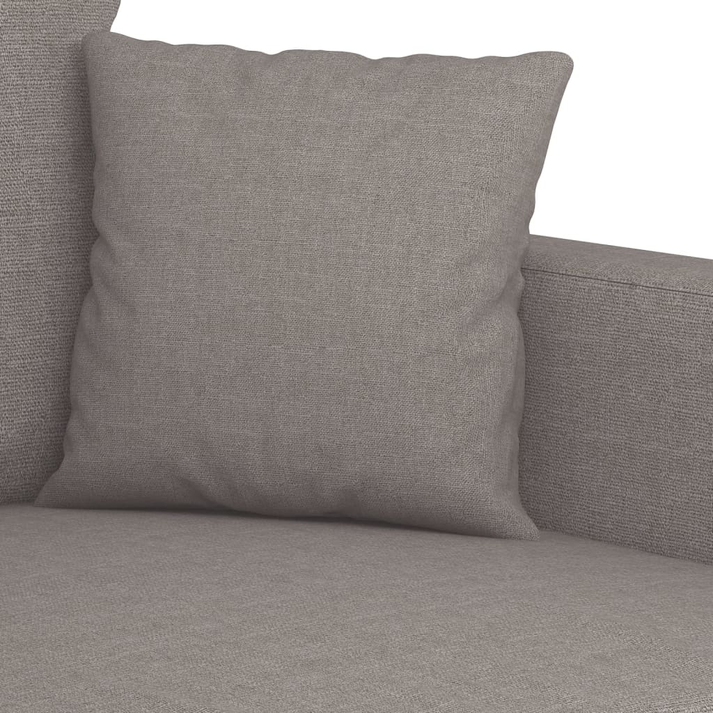 2-sitssoffa taupe 140 cm tyg