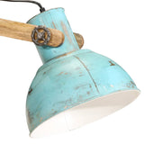 Golvlampa 25 W nött blå 33x25x130-150 cm E27