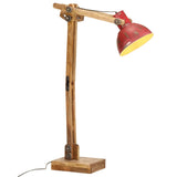 Golvlampa 25 W nött röd 33x25x130-150 cm E27