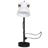 Skrivbordslampa 25 W vit 15x15x55 cm E27