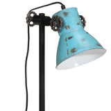 Skrivbordslampa 25 W nött blå 15x15x55 cm E27