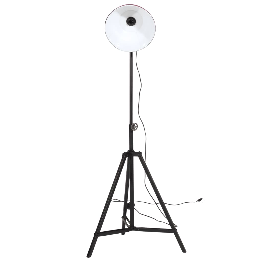 Golvlampa 25 W nött röd 61x61x90/150 cm E27