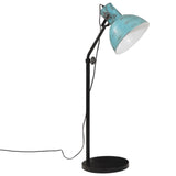 Golvlampa 25 W nött blå 30x30x90-150 cm E27