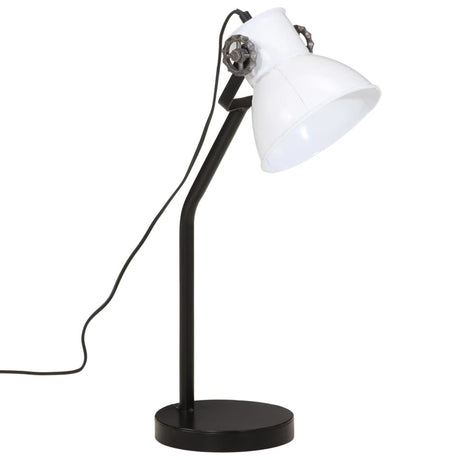 Skrivbordslampa 25 W vit 17x17x60 cm E27