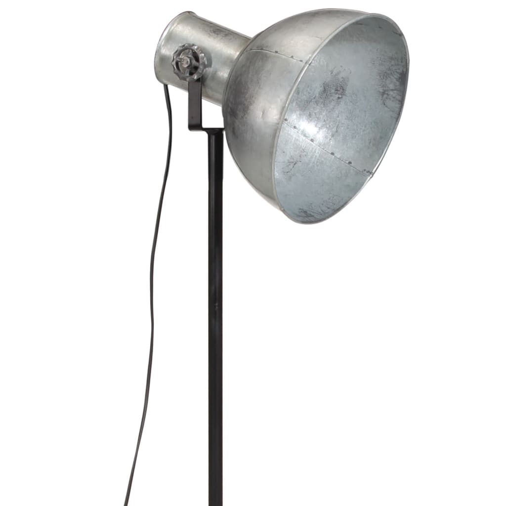 Golvlampa 25 W vintage silver 75x75x90-150 cm E27