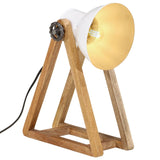 Skrivbordslampa 25 W vit 30x17x40 cm E27