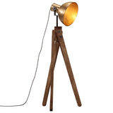 Golvlampa 25 W antik mässing 45x45x120 cm E27