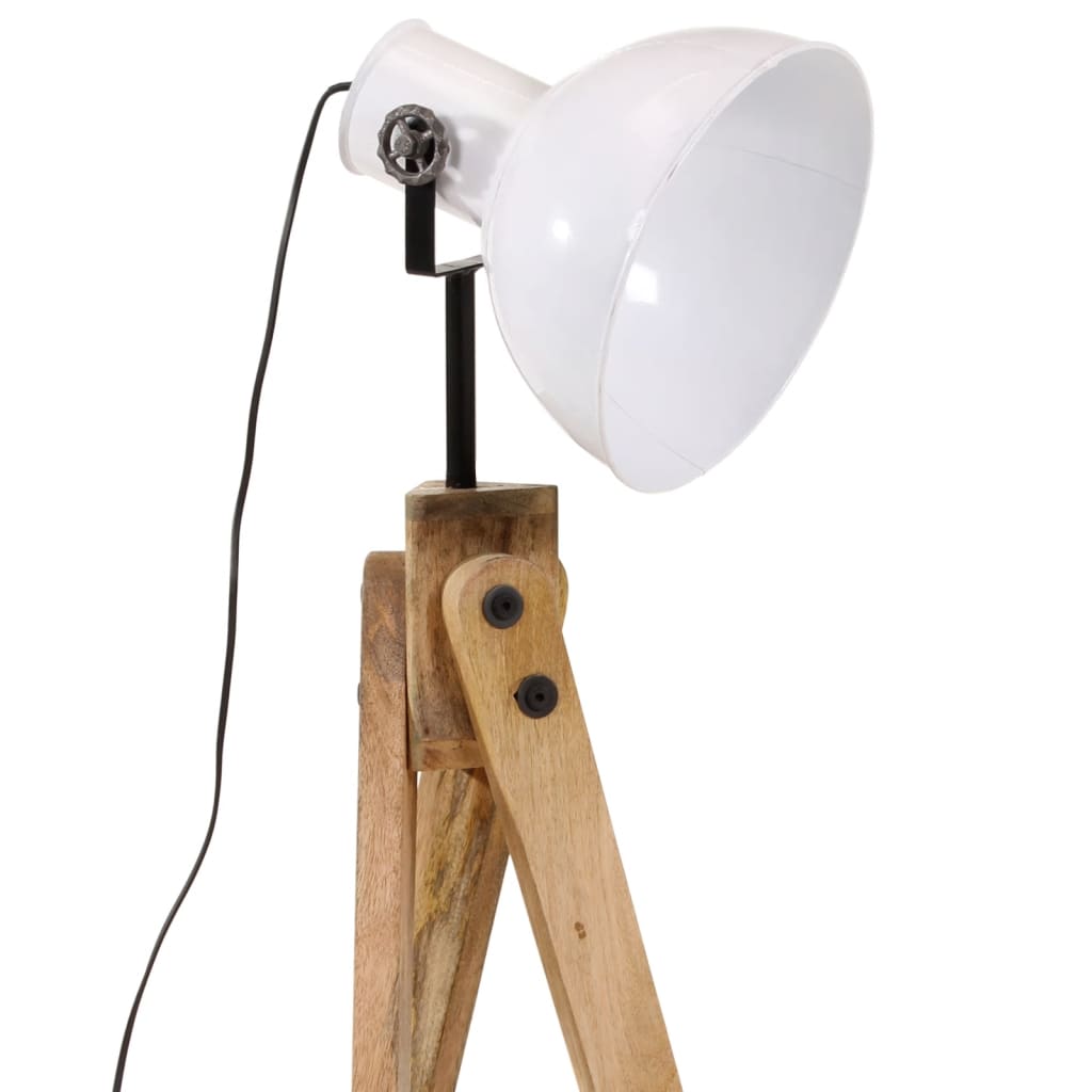 Golvlampa 25 W vit 45x45x120 cm E27