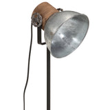 Skrivbordslampa 25 W vintage silver 17x17x50 cm E27