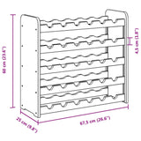 Vinställ 67,5x25x60 cm massiv furu